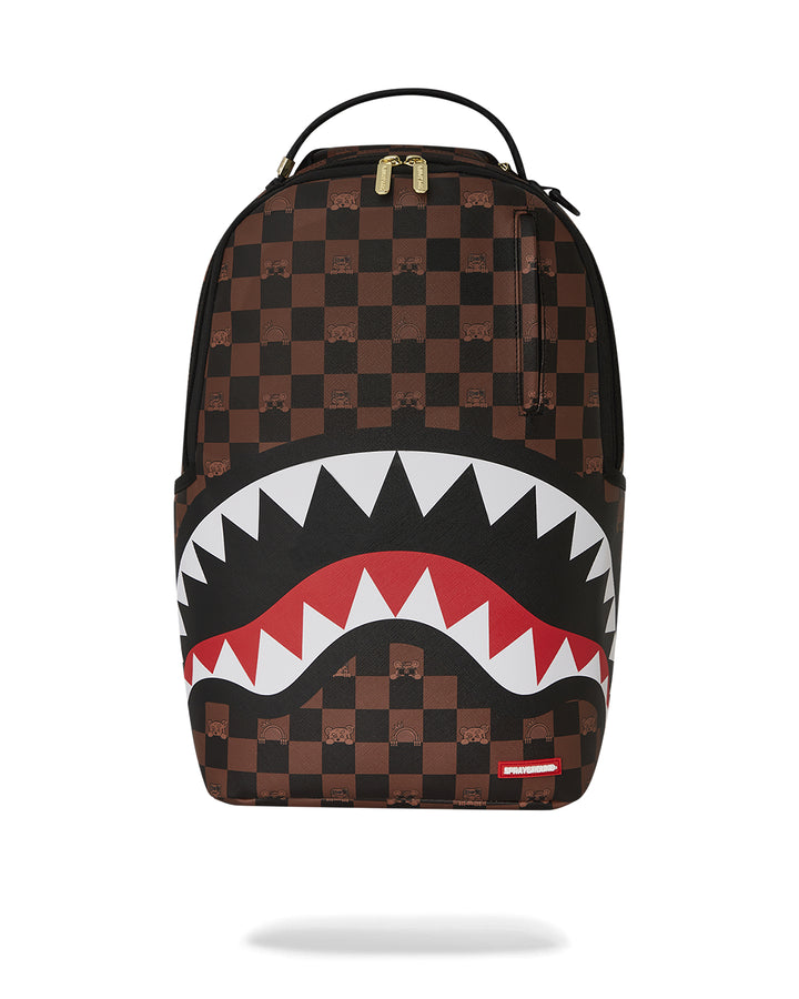 Sprayground PEEKING CHARACTER CHECK BACKPACK