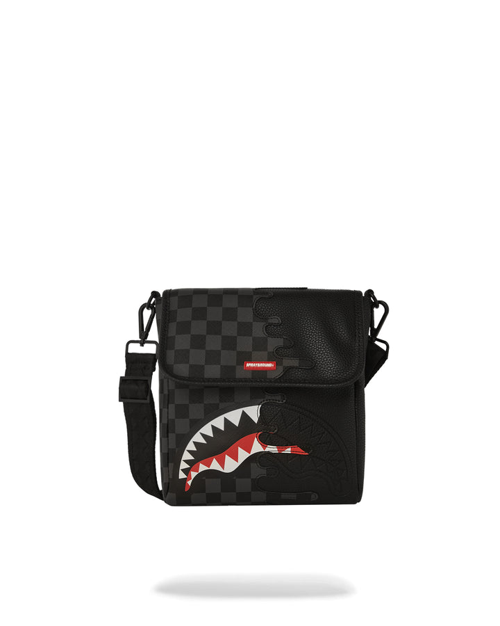Sprayground UNFINISHED SHARK MESSENGER SLING