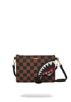 Sprayground PEEKING CHARACTER CHECK POUCHETTE
