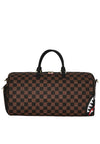 Sprayground PEEKING CHARACTER CHECK DUFFLE