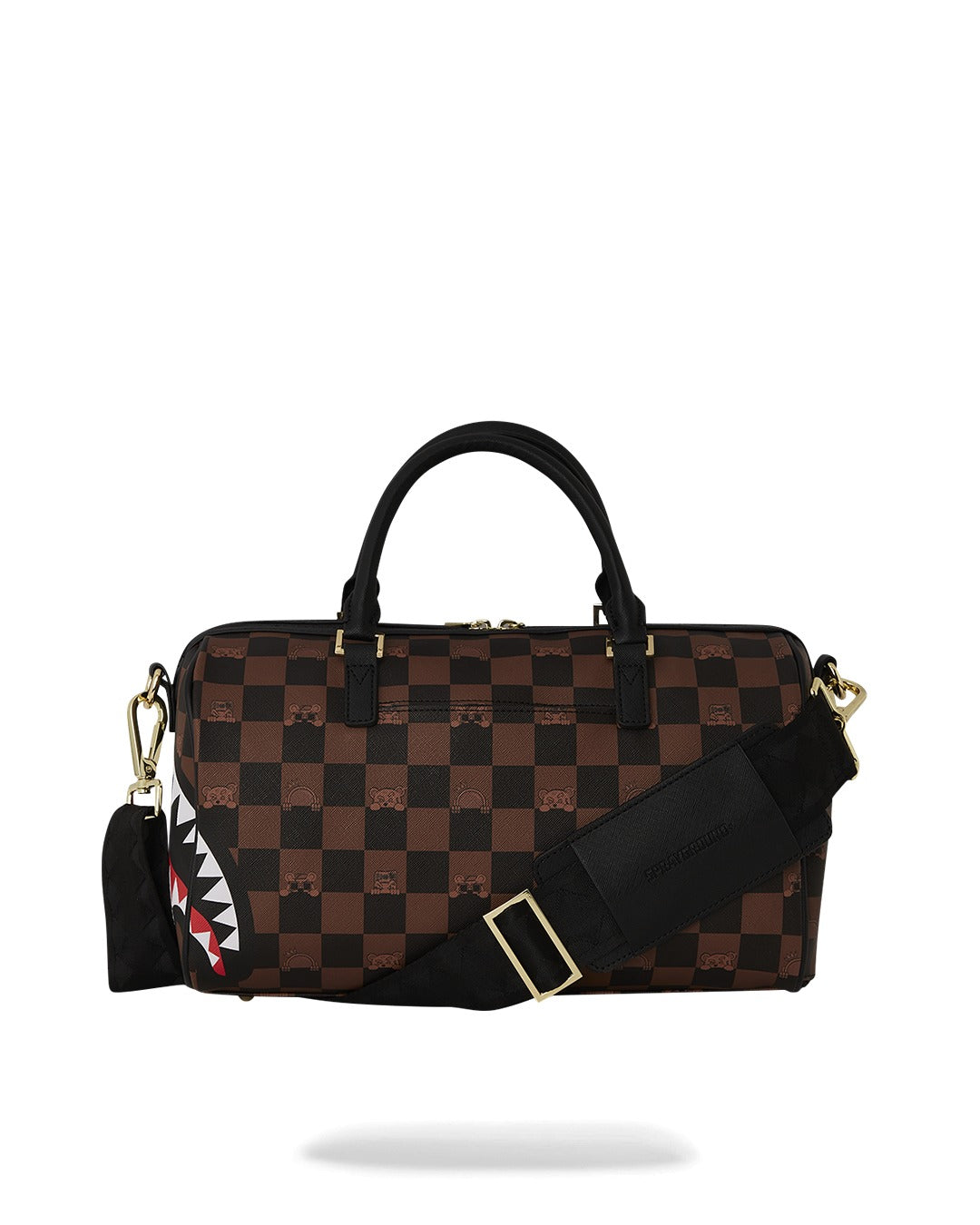Sprayground PEEKING CHARACTER CHECK MINI DUFFLE
