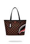 Sprayground PEEKING CHARACTER CHECK TOTE