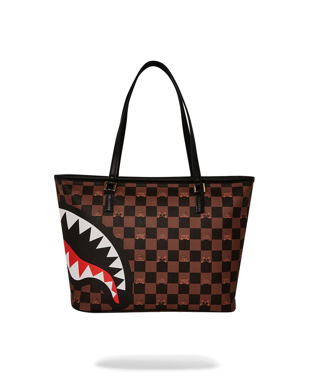 Sprayground PEEKING CHARACTER CHECK TOTE