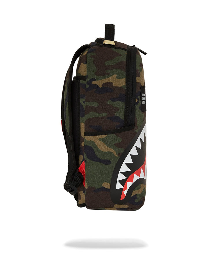 Sprayground SHARK CENTRAL CAMO DLXS BACKPACK