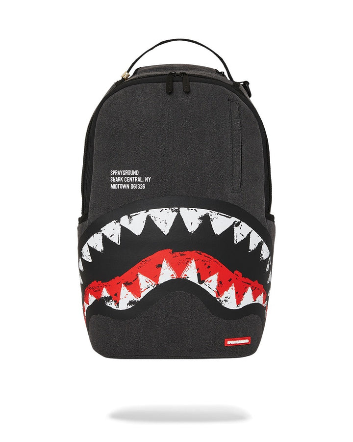 Sprayground SHARK CENTRAL PAINTED DLXS BACKPACK