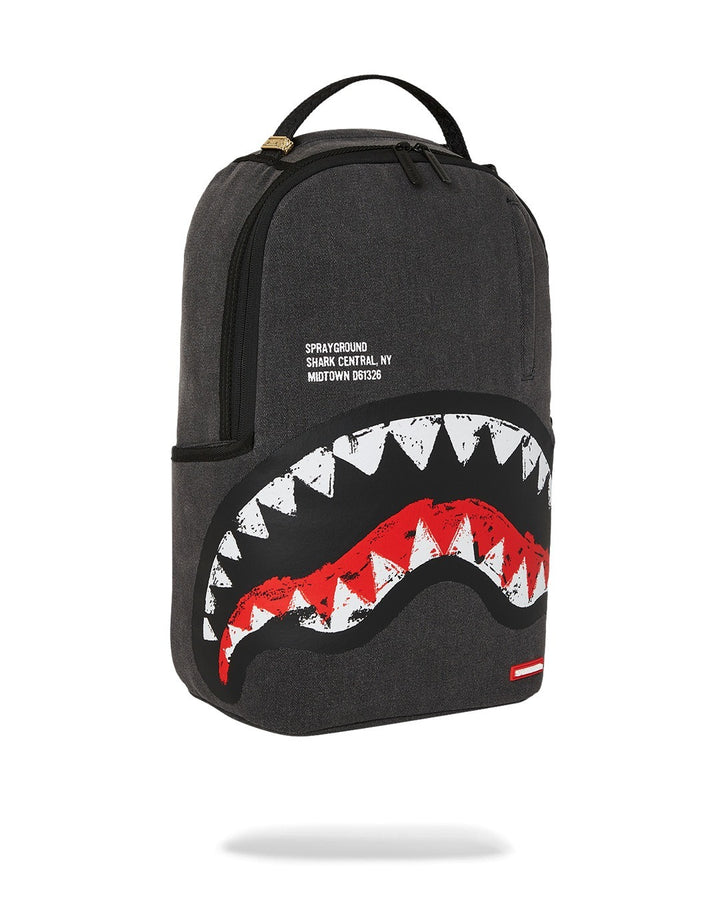 Sprayground SHARK CENTRAL PAINTED DLXS BACKPACK