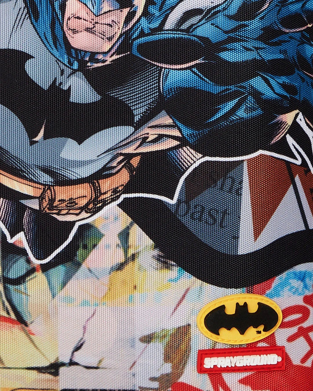 Sprayground DC BATMAN COLLAGE SHARK DLXR BACKPACK
