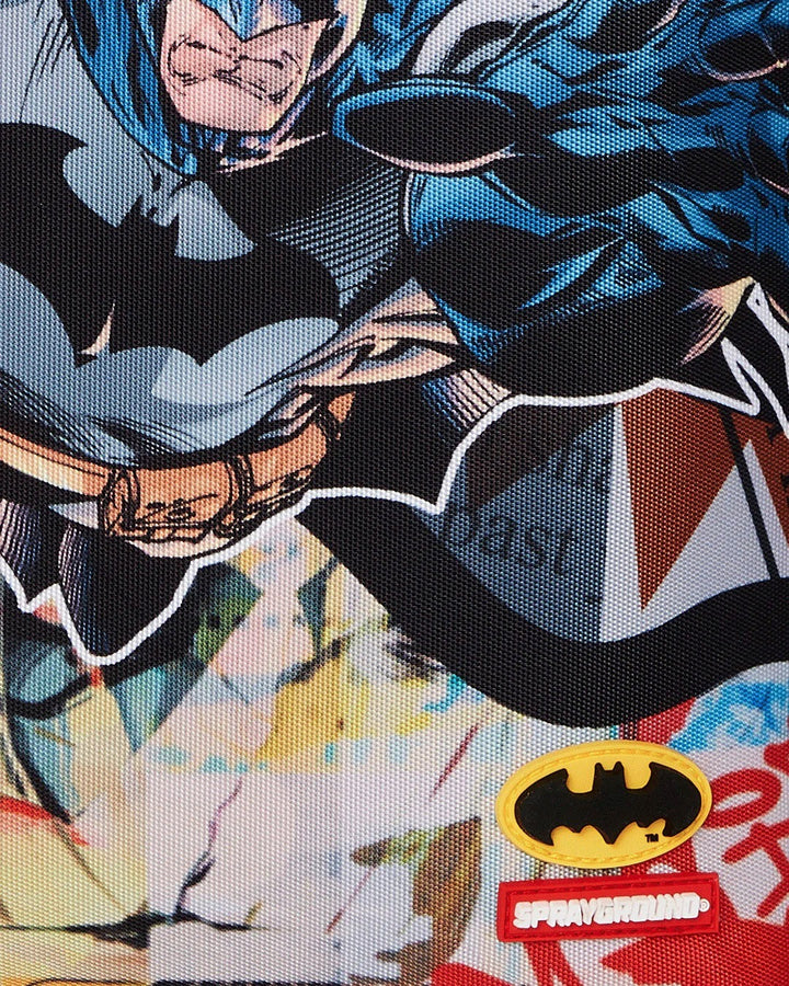 Sprayground DC BATMAN COLLAGE SHARK DLXR BACKPACK