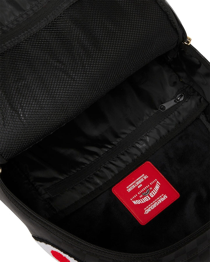 Sprayground BLACK CHENILLE SIP DLXSV BACKPACK