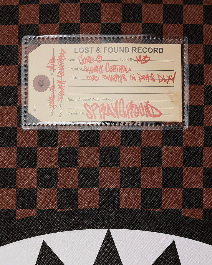 Sprayground SHARKS IN PARIS LOST & FOUND BACKPACK
